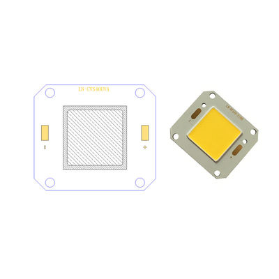 365nm 395nm 30000-40000mW 4046 COB Chip LED Dengan Kaca Kuarsa