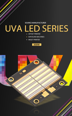 Kepadatan tinggi 200W 34-38V 385nm led uv untuk Sistem mesin UV LED Curing