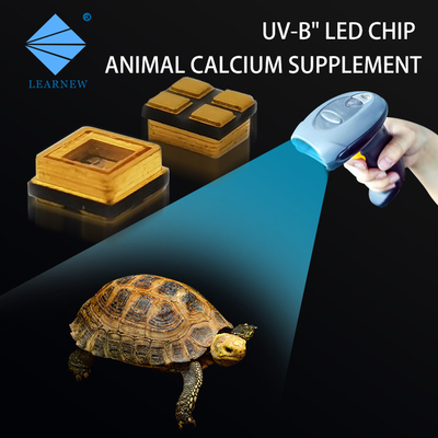 Keramik SMD LED UVB LED CHIP 290nm 300nm 310MN 315nm 3535 Chip Led Untuk Suplemen Kalsium Hewan