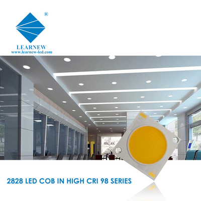 28x28mm 2700-6500K 120-140LM ​​/ W LED COB Chip Untuk Melacak Lampu Jalan