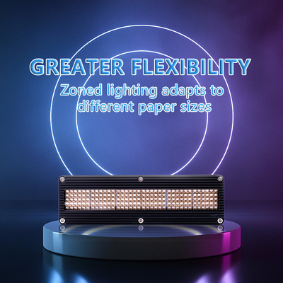 UV LED Curing Lamp 300*20 Sistem Pendingin Air Curing 300 UV Purple Light Untuk Printer UV LED Curing Lamp 395nm