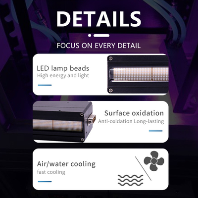 Sistem Penyembuhan LED UV yang Dapat Disesuaikan Untuk Mesin Label Flexo