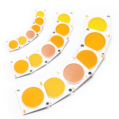 High Cri 1414 2828 3838 4046 6500k 36v Cob Led Chips Aluminium Substrate Tembaga untuk kepadatan tinggi