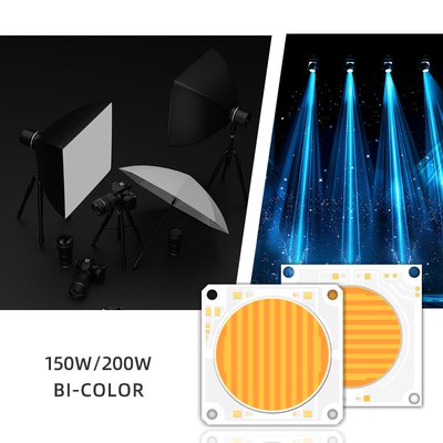 5454 Bi-Color 2700k 6500k Cct High Power 1500w 200w Cob Led Chip Module Untuk Lampu Fotografi