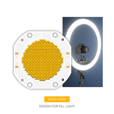 Disesuaikan CRI Tinggi Kuat 200W 300W 500W 600W 700W 1200W COB Chip LED Board LED Light Module