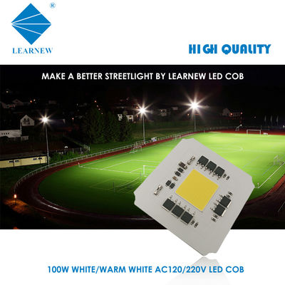 6000K flip chip 100W 220V AC LED COB Super Aluminium efisiensi tinggi 110-120lm/w