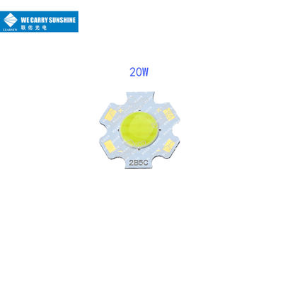 20w 30-34v Led Cob Chips 2011series Mirror Substrate 120-140lm / w Untuk Lampu Jagung LED