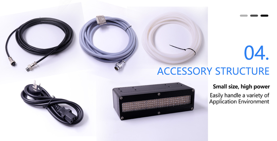 Pendinginan Air Chips SMD COB Daya Tinggi untuk UV Curing BelajarSistem UVA Baru Mengubah Sinyal Dimming 0-600W AC220V