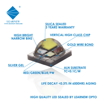 4W High Power SMD3535 RGBW 350mA 620-630nm 520-530nm 460-470nm 3000K Dengan stage light