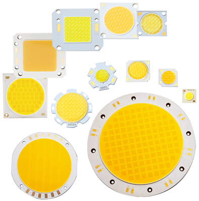 4000W 6000W Flip COB LED Chip 2700-6500K 45-50V Untuk Pencahayaan Luar Ruang
