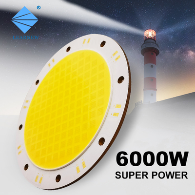 4000W 6000W Flip COB LED Chip 2700-6500K 45-50V Untuk Pencahayaan Luar Ruang