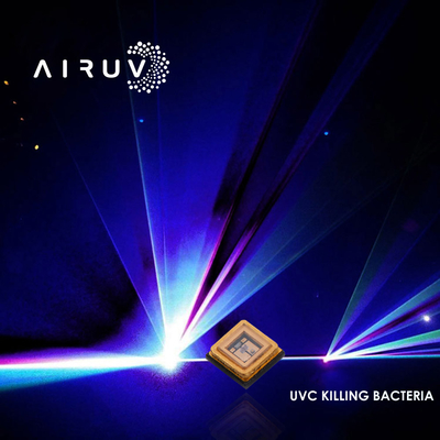 3.5 * 3.5mm Mini SMD LED 3-5mw 0.5w SMD UVC LED Untuk Sterilisasi Permukaan