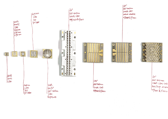 UV Light Led Bead Diode 1w 3w 10w 50w 100w 200w 300w Uva Uvb Uvc UV LED Chip