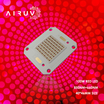 Pabrik Shenzhen 3535 4046 ukuran 100w 660nm 150w HIGH POWER IR LED COB Chip untuk perlindungan kulit Virtual Reality