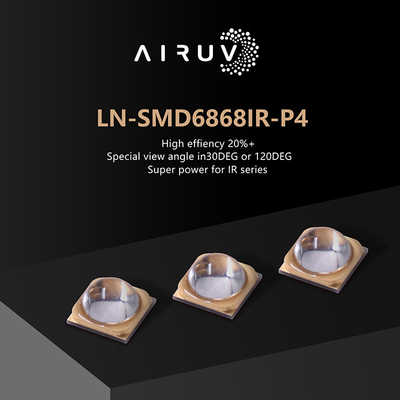 5-8W 6868 IR LED Chip 730nm 840nm 940nm untuk Pencetakan 3D Desain Pribadi