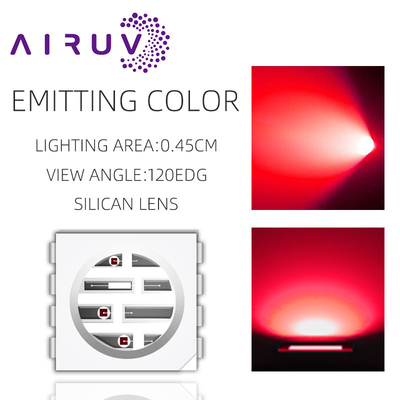 Grosir SMD5050UYFIR SERIES 0,5w LED Chip 585-595nm 840-850nm 80-100mW untuk Kamera dan pencetakan 3D Dengan sampel gratis