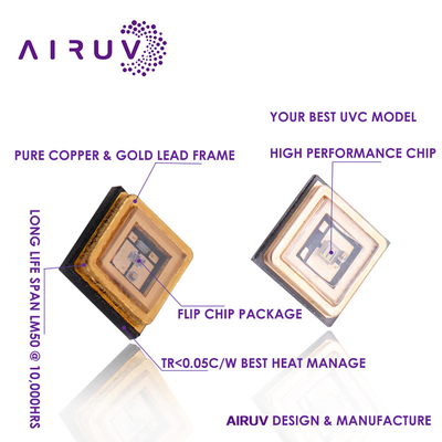 4046 3535 3838 Chip LED UV 20w 50w 100w Densitas Tinggi Dan Intensitas LED COB