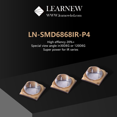 Chip Led IR Densitas dan Intensitas Tinggi 5-8W untuk Panjang Gelombang Dominan 730-950MM