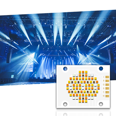180W CRI 95 COB RGBCW 24V-26V 5 Warna LED Chip untuk LED Par stage Light