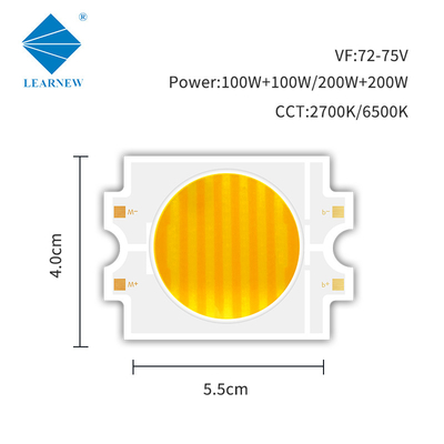 2700k 6500k Cct Led Cob 100w+100w 200w+200w Bi Color Dual Color Cob Untuk Lampu Fotografi