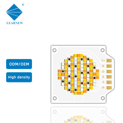 250W VF 24-26V Dimmable 5 Warna RGBCW COB LED Chip dengan CRI tinggi 90RA untuk stage Lighting