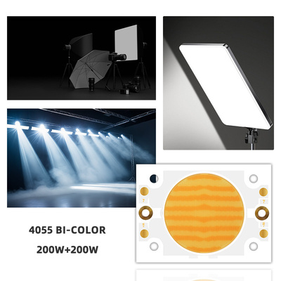 200w 200w Dual Color Cob Led Chip 4055 untuk Dimmable High Power Photography Light