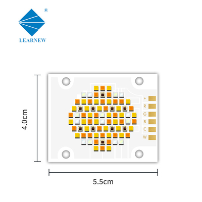 4050 Rgbww Lima Warna Cob Led Chip 180w High Power Tunable 24v-26v Untuk Cahaya Fotografi