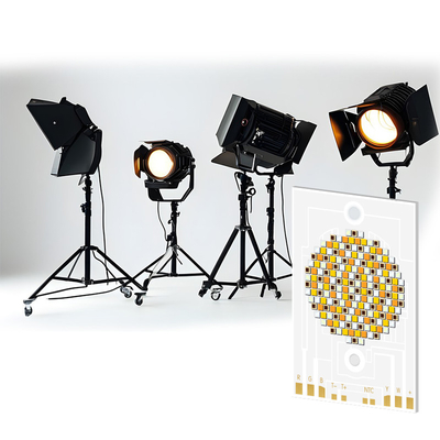 Profesional 300W Lima Warna COB LED Chip 3856 36-39V untuk Lampu Fotografi OEM / ODM