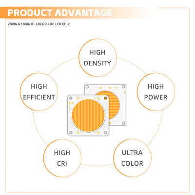 Bi-warna 2700-6500K CRI tinggi Ra>95 LED COB CHIP Daya tinggi 150W + 150W 200W + 200W untuk cahaya Fotografi Video Light