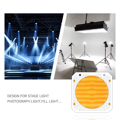 High Power Bi Color 300W 6060 Flip Chip Custom Cob Led Chip Untuk Commercial Led Light Lampu panggung