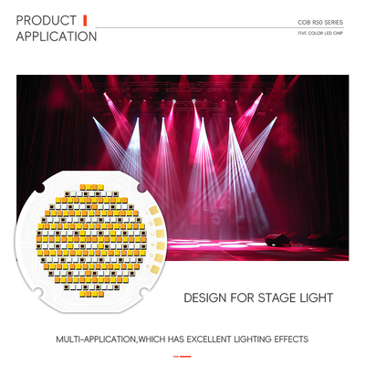 Keramik yang disesuaikan SMD Led R50 Chip 2700K 6500K 300W-70W Sudut Khusus 30 60 90 120 derajat IF 1-4A VF 42-46V