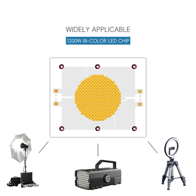 2700K 6500K Dual Color High Power LED COB 1200W COB LED Lampu fotografi
