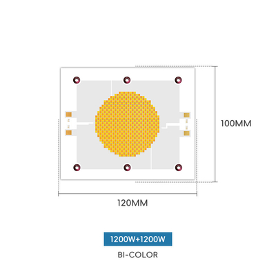 Lumen tinggi kekuatan merah Putih hangat + putih positif 18a-21a 1200w +1200w SMD led chip 120*100 COB Chip cahaya fotografi