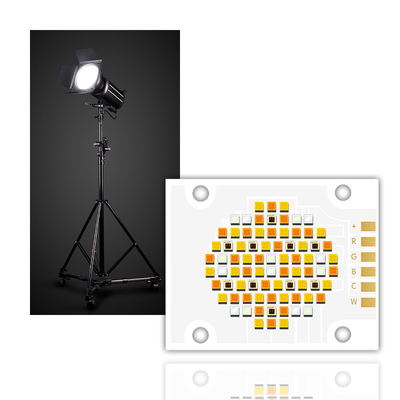 180W RGBCW COB Chip LED untuk Lampu Fotografi 5 Warna dalam 1 EMIT SIZE 32MM CRI tinggi 95