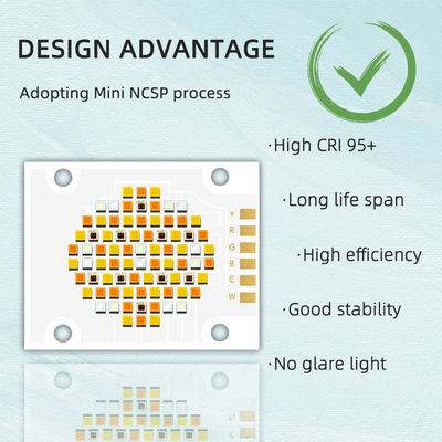 4050 LED Chip 180W 6500K W/C 2.8A RGB 1A LM/W 90 VF 24V MOQ 5K PCS Lampu Fotografi dengan 2.8A W/C dan 1A RGB