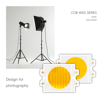 40x55mm COB Light Board LED Surface Light Source Dingin dan Panas Alam Putih Biru Merah 75V 300W Led Chip