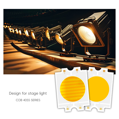 Tegangan Konstan DC 75V LED Dual Color COB 4055 Bi Color 2700K+6500K Daya Tinggi 300W COB LED