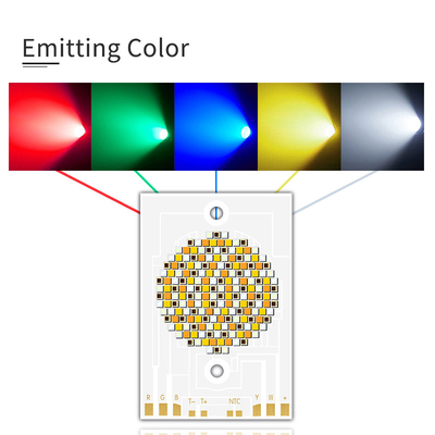 300W 500W COB 3856 Led Chip CCT Lima Warna 2700k- 6500k LED Disesuaikan 36-39V OEM / ODM COB untuk Fotografi Video Light