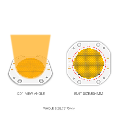 Bi Color 2700K 6500K High Power CRI 95 600W COB LED Chip Module PCB Board untuk LED Video Fill Photography Light