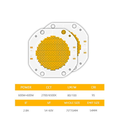 Kualitas tinggi Epileds Bridgelux Epistar Chips Full Color 5050 SMD 1W 3W 5W RGB RGBW UV High Power LED Chip