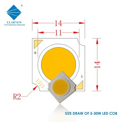 1414 1919 Series COB LED Chip 3W-30W CRI tinggi 80-98 untuk pencahayaan komersial