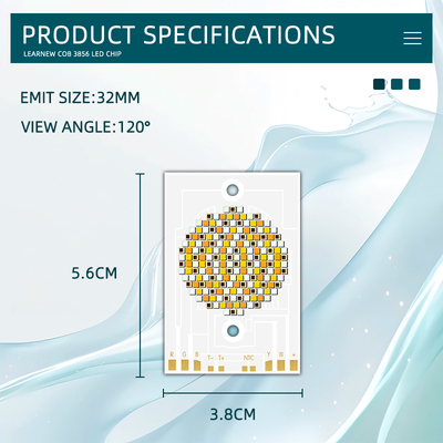 Chip LED COB 300W 500W 110LM/W RGBCW untuk Lampu Fotografi