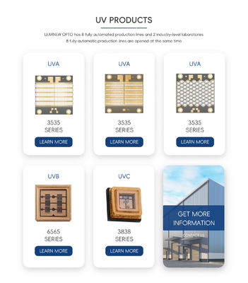 High Power UV LED Chip with 1-Year Warranty 10000 Hours Lifespan and Flip Chip Package for Medical Treatment