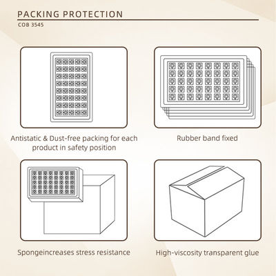 Chip LED COB Warna 5 dalam 1 RGBWW 350W dengan Tegangan Input 45-48V dan Sudut Pandang 120° untuk Pencahayaan Fotografi