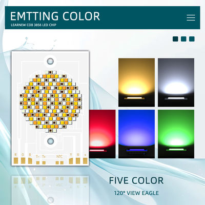 Chip LED COB RGBWW 5-in-1 300W 500W 460/520/620NM untuk Pencahayaan Panggung dan Proyek DIY