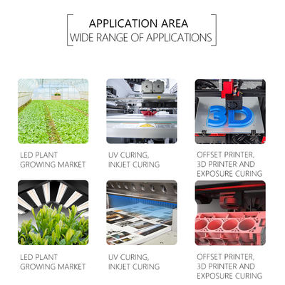 Pabrik Langsung Chip LED UVA Daya Tinggi SMD6868 365nm 385nm 395nm 10W Lampu LED UV untuk Pengawetan UV dan Printer 3D