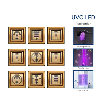Uv LED UV-C LED 3W 110mW 500mA Led 270nm 3838 275nm Uv Leds Daya Tinggi UV UVC LED UV-C LED 265nm UVC