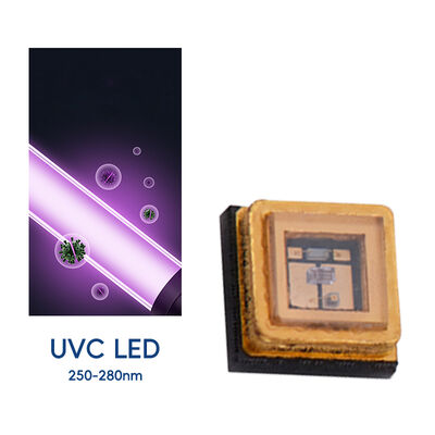 Chip LED UVA UVB UVC Kinerja Tinggi Cahaya Ultraviolet Dioda Pemancar Cahaya Spektrum Penuh UV LED untuk Penggunaan Medis dan Industri