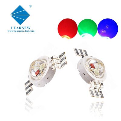 Pure Copper Leadframe 3w Rgb Led Array High Power Red Green Blue Led Chip untuk Led Downlight dan Track Lighting