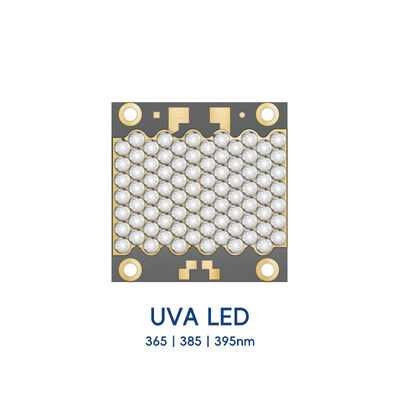 200W Raindrop UV Led 3535 COB UVA LED 395nm 365nm UV Leds 38V Mesin Pencetakan Penyembuhan UV COB Modul LED UV-A LED 385nm